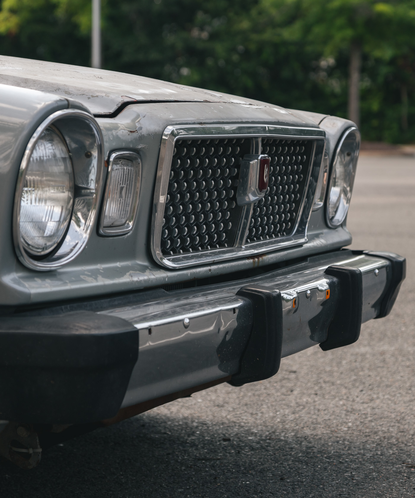 I bought an extra MX32 grille earlier this year on eBay since I knew the parts car one was only in fair condition, but this one appears to be just as good!