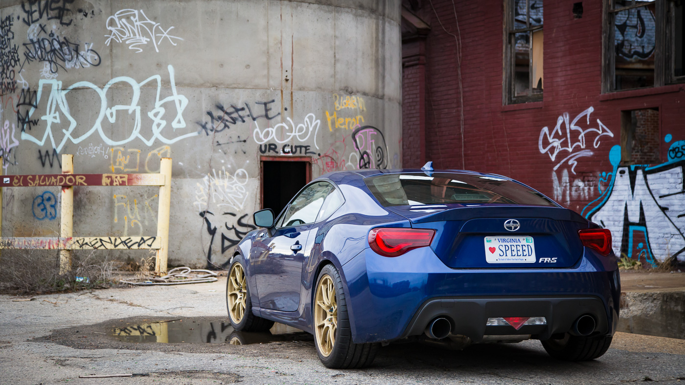 Zack and I took the FR-S on a couple local urbex adventures